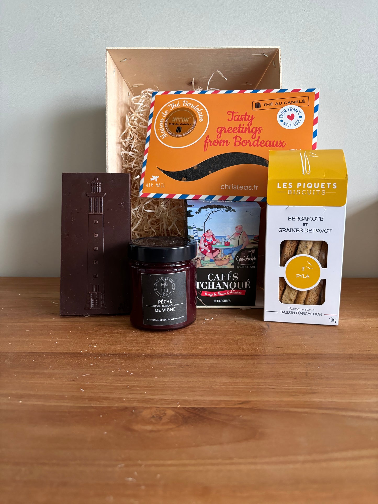 "La Teste", Petit Coffret Sucré Douceurs du Bassin d'Arcachon