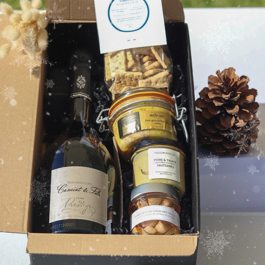 Le "Ferret Gourmet", Grand Coffret Dégustation avec Champagne - Édition spéciale Fêtes