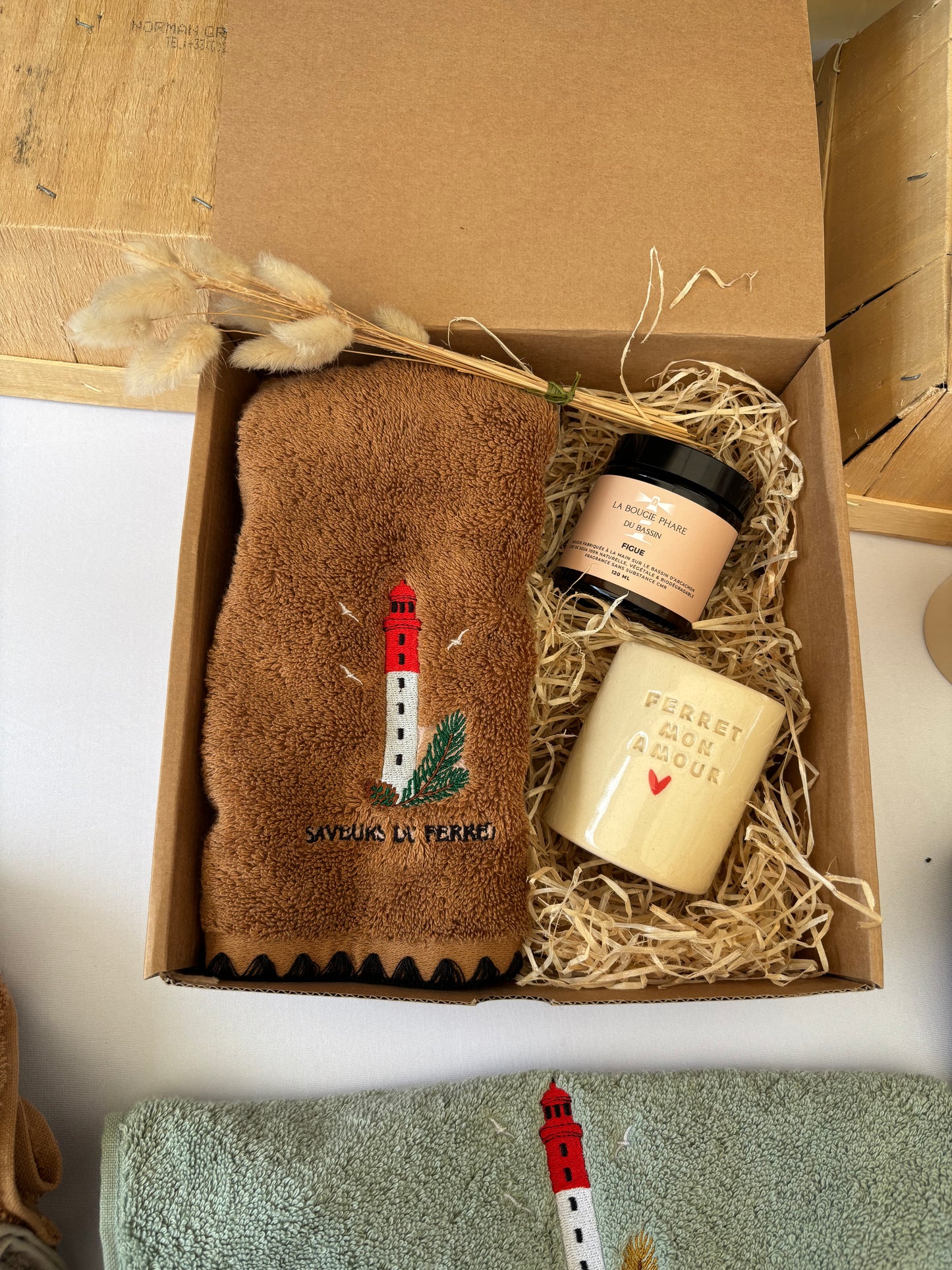 Coffret BOUGIE "Senteurs du Ferret" Bougie de 20H