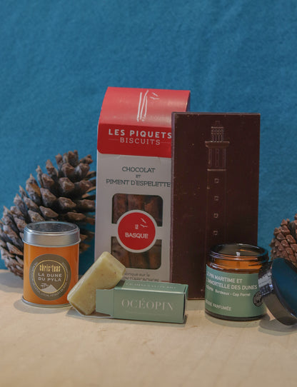 Coffret "Douceurs du Ferret" Thé et Chocolat