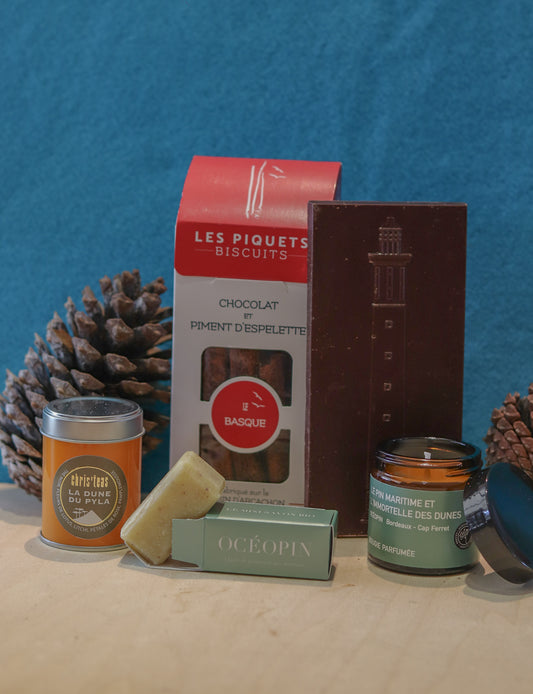 Coffret "Douceurs du Ferret" Thé et Chocolat